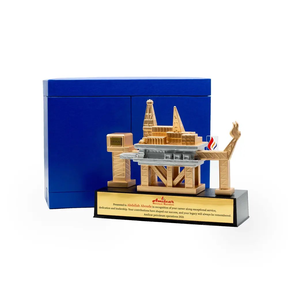 Trophée bateau imprimé en 3D pour secteur maritime tunisien