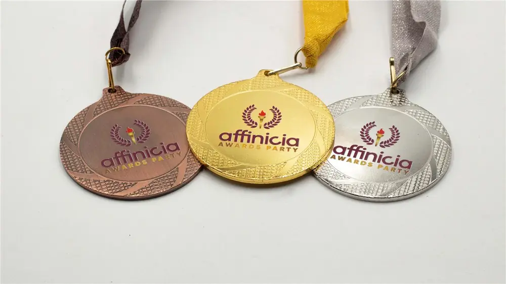 Médaille personnalisée gravée fabriquée en Tunisie par SIL3A 3D
