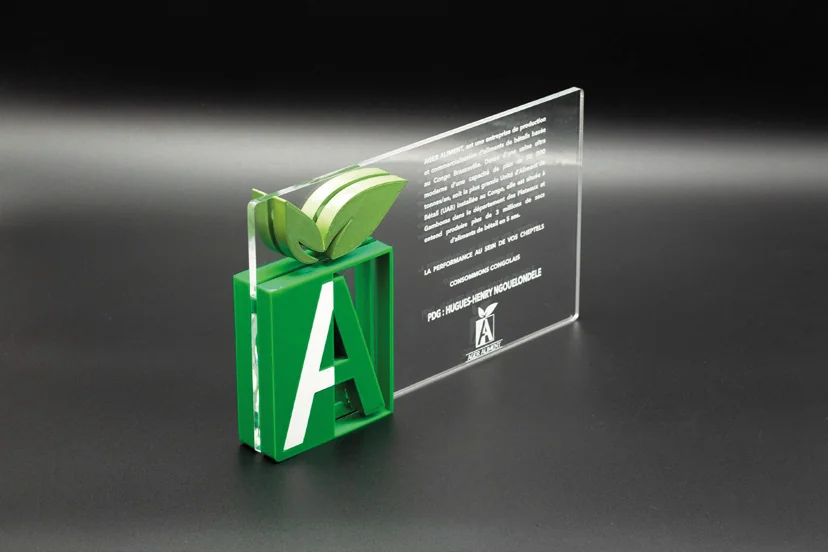 Gravure laser vs impression 3D trophée